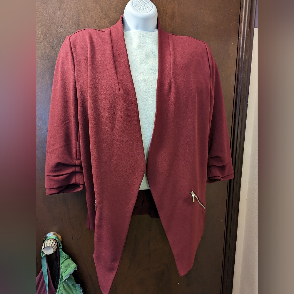 Maroon blazer